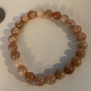 Beaded bracelet of natural stones